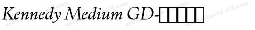 Kennedy Medium GD字体转换